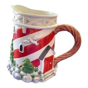 Beachcombers Light House Pitcher